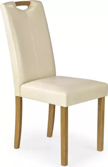 Halmar Jídelní židle CARO, buk/krémová