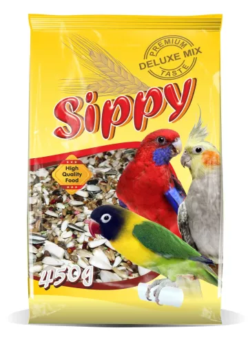 Sippy deluxe krmivo pro malé a střední papoušky…
