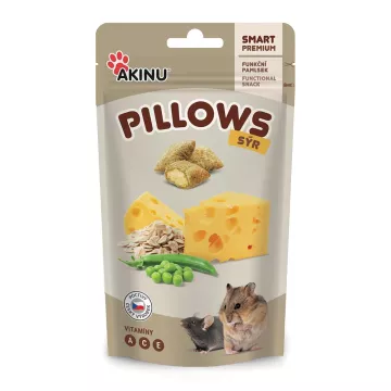 Akinu Pillows polštářky se sýrem pro hlodavce 40g