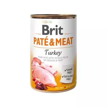 Brit Care Brit Dog konz Paté & Meat Turkey 400g