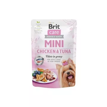 Brit Care Dog Mini Chicken&Tuna fillets in gravy…