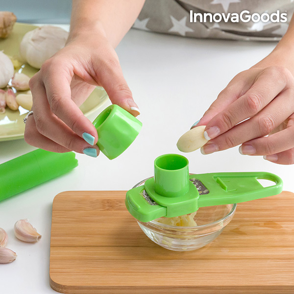 Lúpač a Strúhadlo na Cesnak InnovaGoods Lúpač a Strúhadlo na Cesnak InnovaGoods