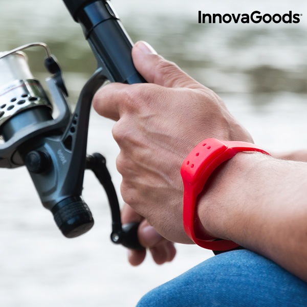 Repelentný Náramok s Vôňou Citronely InnovaGoods - Červená Repelentný Náramok s Vôňou Citronely InnovaGoods - Červená