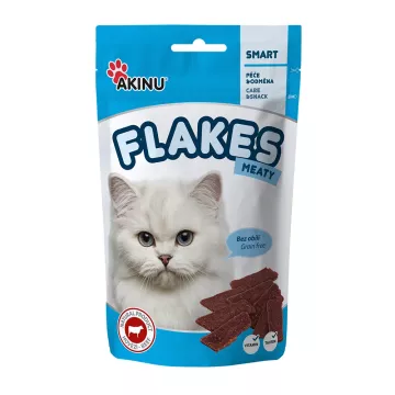 Akinu AK FLAKES masové plátky pro kočky 50g