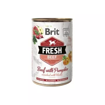 Brit Fresh Dog konzerva Beef with Pumpkin 400g
