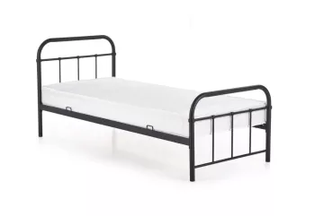 Halmar Halmar Kovová postel Lina 90 x 200 cm, černá…