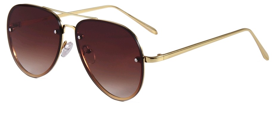 Eclipse Sunglasses Gold Copper frames with gradient Brown lens Eclipse Sunglasses Gold Copper frames with gradient Brown lens