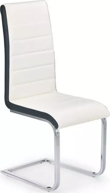 Halmar Jídelní židle K132, černo-bílá
