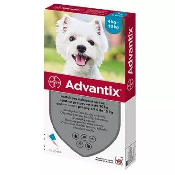 Advantix Spot On 1x1ml pro psy 4-10kg 9936418