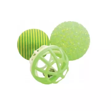 Zolux sada míčků 3ks 4cm zelená