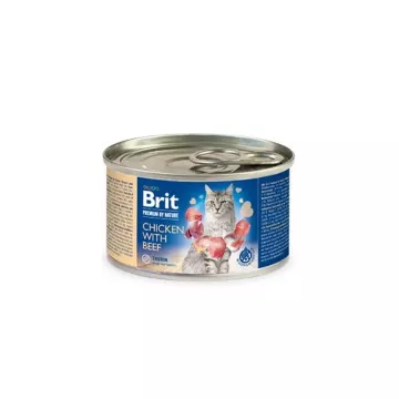 Brit Premium Cat by Nature konzerva Chicken&Beef…