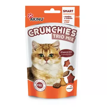 Akinu Crunchies pro kočky 50 g