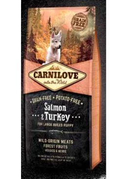 Carnilove Dog Salmon & Turkey Large Breed Puppies…