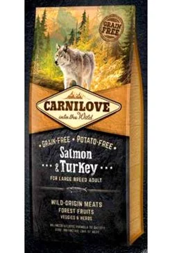 Carnilove Dog Salmon & Turkey Large Breed Adult…