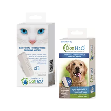 Akinu Dentální péče pro kočky i psy H2O, 8ks