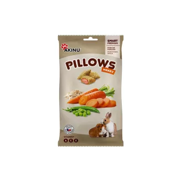 Akinu Pillows polštářky s mrkví pro hlodavce 40g