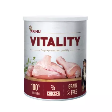 Akinu VITALITY 3/4 kuřete pro psy 800 g