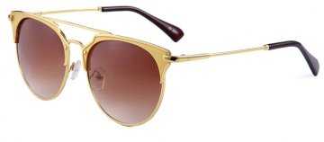 Eclipse Sunglasses Gold copper frame with Gradient Brown lens Eclipse Sunglasses Gold copper frame with Gradient Brown lens