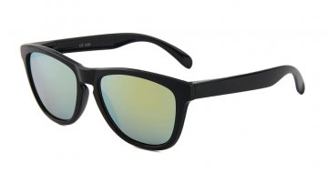 Sluneční brýle Eclipse Plastic Black frame with Gold mirror lens Sluneční brýle Eclipse Plastic Black frame with Gold mirror lens