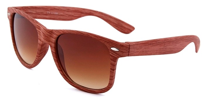 Sluneční brýle Eclipse Plastic Wood grain frames with gradient brown lens Sluneční brýle Eclipse Plastic Wood grain frames with gradient brown lens