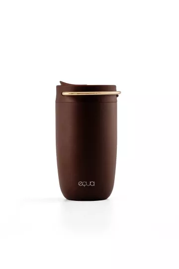Termohrnek EQUA Cup Brown 300 ml se zlatým nebo…