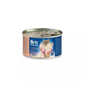 Brit Premium Cat by Nature konzerva Chicken&Rice…