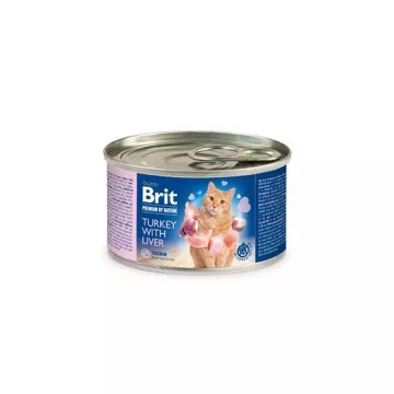 Brit Premium Cat by Nature konzerva Turkey&Liver…