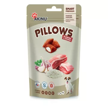 Akinu Pillows polštářky se slaninou a česnekem pro…