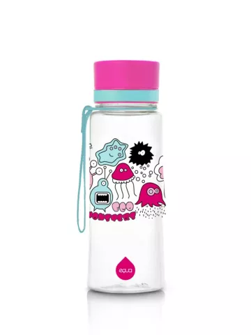 EQUA Pink Monsters 600 ml ekologická plastová lahev…