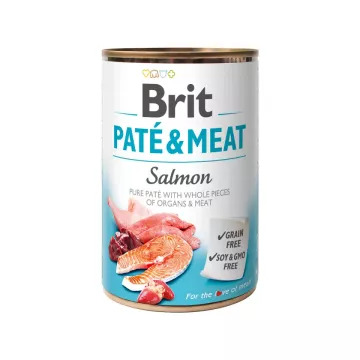 Brit Care Brit Dog konz Paté & Meat Salmon 400g