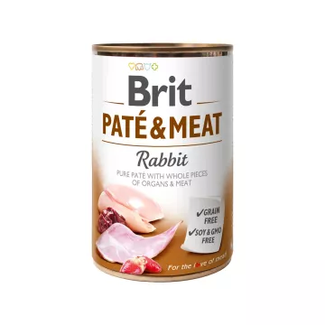 Brit Care Brit Dog konz Paté & Meat Rabbit 400g
