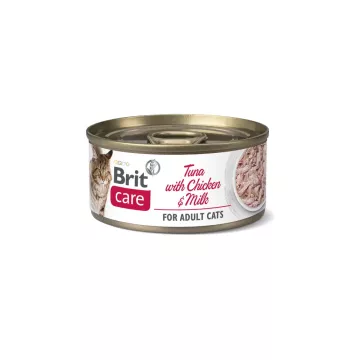 Brit Care Cat konz Fillets Chicken&Milk 70g