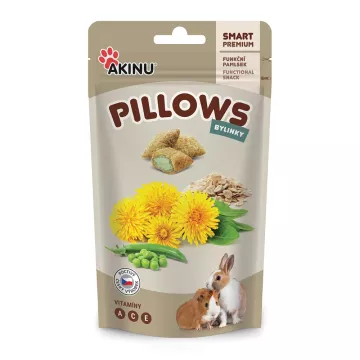 Akinu Pillows polštářky s bylinkami pro hlodavce 40g