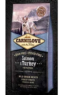 Carnilove Dog Salmon & Turkey Puppies 12kg