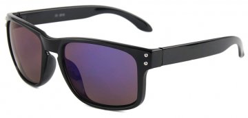 Sluneční brýle Eclipse Black Plastic frame with Purple mirror lense Sluneční brýle Eclipse Black Plastic frame with Purple mirror lense